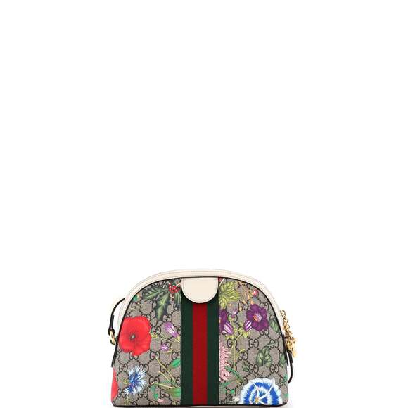 Gucci Ophidia Dome Shoulder Bag Flora #229414G12B - Picture 3 of 6